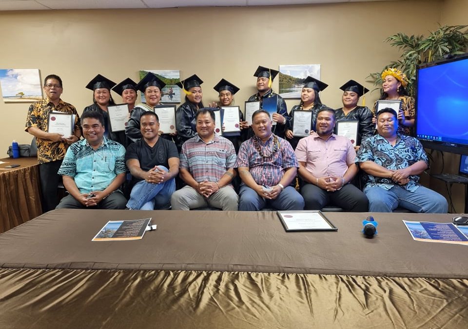 PIHOA E-Blast: Chuuk Data for Decision Making Program Celebrates 12 Graduates