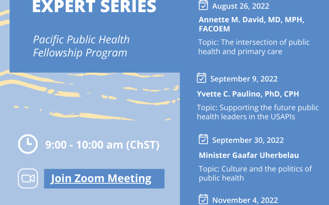 Save the Date: PPHFP Meet the Expert Fall 2022 Series