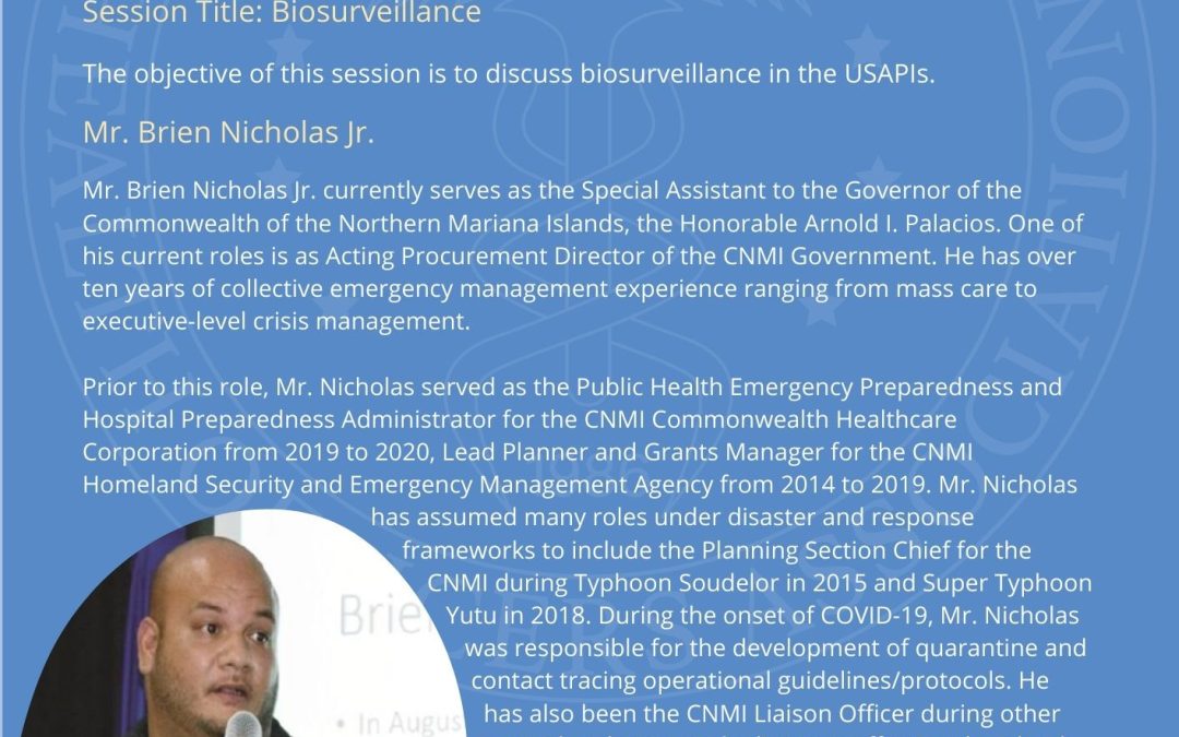 PPHFP Meet the Expert Spring 2023 Series – Biosurveillance