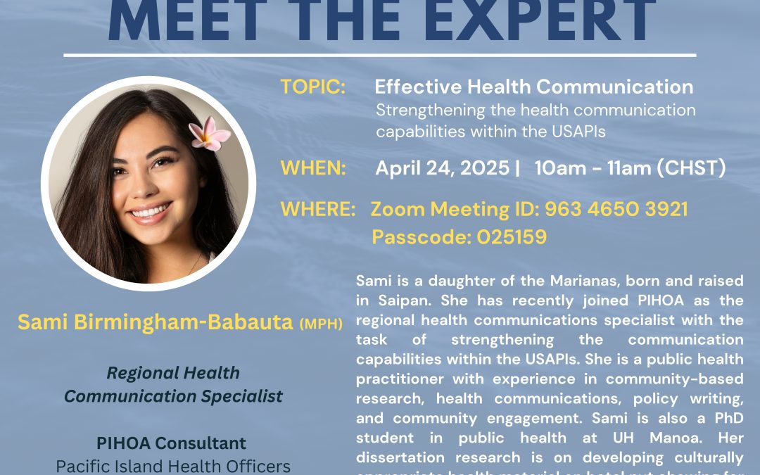 Join us for our next Meet the Expert session: April 24, 2025